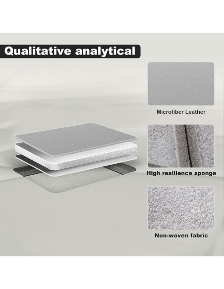 Cubierta de Asiento de Cuero GXARTS Gris Flint para Ford