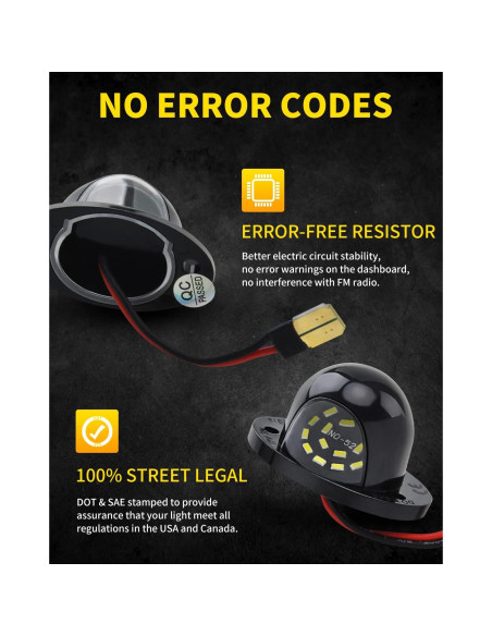 Luces LED Asgohme para Placas de Licencia Dodge RAM 1500