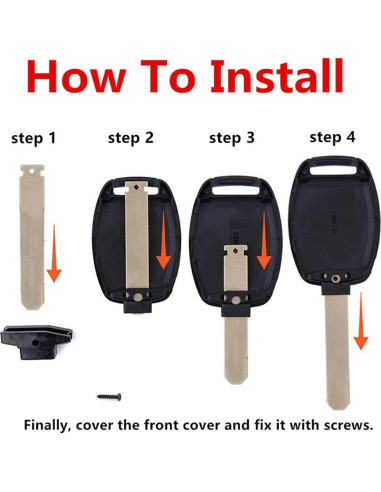 Carcasa de Llave Honda Accord/Civic/Pilot/CR-V WiCuaSix