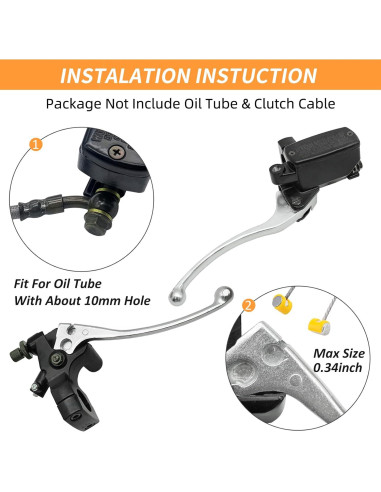 Cilindro Maestro de Freno y Palanca JAVIK para Honda