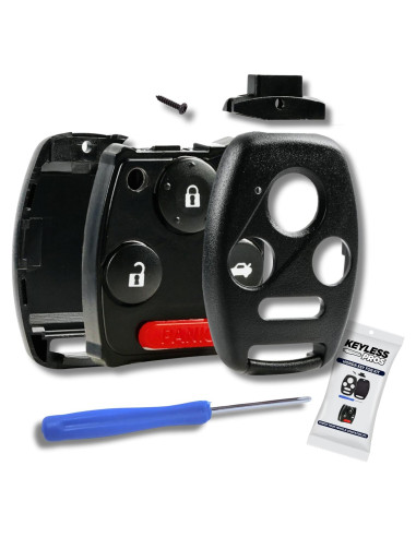 Carcasa de Llave Honda KEYLESSPROS 4 Botones Sin Corte