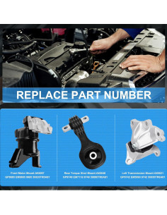 Kit Soportes Motor Honda Civic 1.8L 2012-2013 Automático 2