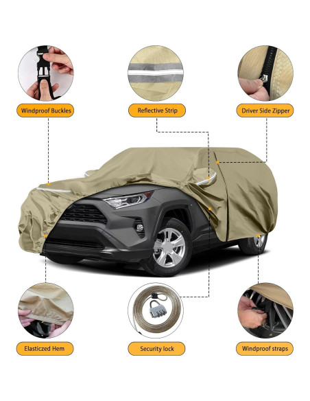 Cubierta de Coche Sportuli para Toyota RAV4 2013-2025
