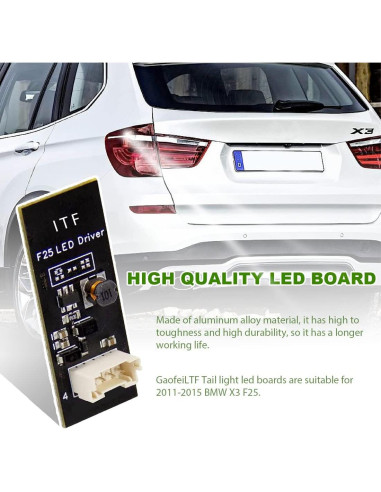 Placa LED Trasera GaofeiLTF para BMW X3 F25 2011-2015