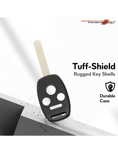 Funda Rugged Tuff-Shield StandardAutoPart para Llave Honda 4 Botones