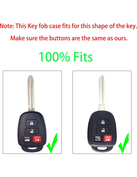 Funda de Llave Toyota Camry Corolla RAV4 2012-2019 SUPALAND