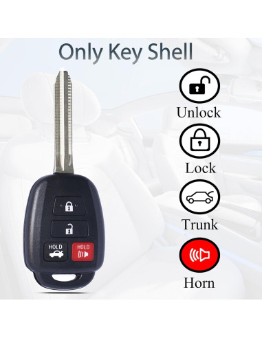 Funda de Llave Toyota Camry Corolla RAV4 2012-2019 SUPALAND