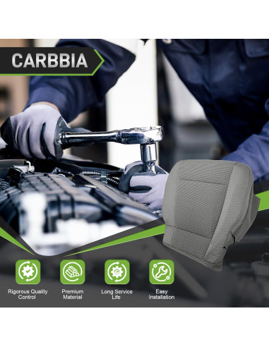 Cubierta Inferior Asiento Conductor CARBBIA F-150 2015-2020 Gris