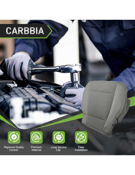 Cubierta Inferior Asiento Conductor CARBBIA F-150 2015-2020 Gris