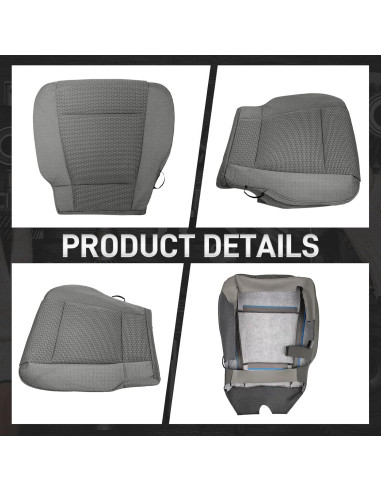 Cubierta Inferior Asiento Conductor CARBBIA F-150 2015-2020 Gris