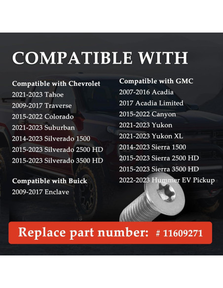 Tornillos de Rotor de Freno SSNNUU M8x1.25x20mm 4PCS