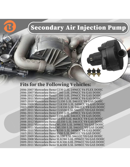 Bomba de aire Bicos 0001405185 para Mercedes Benz