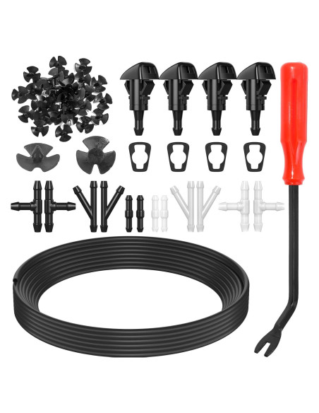 Kit 52 en 1 Boquillas Lavado Parabrisas Comkrivy 4 Boquillas