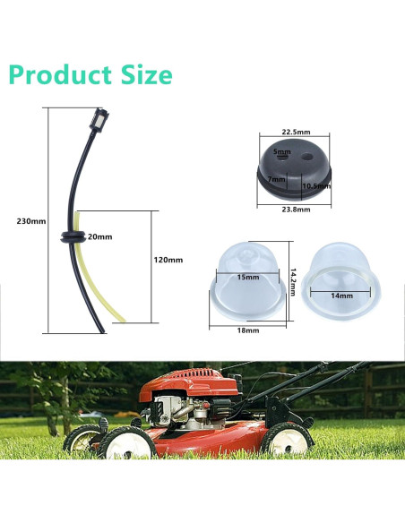 Conjunto Grommet Combustible Adefol para Honda GX31 GX35