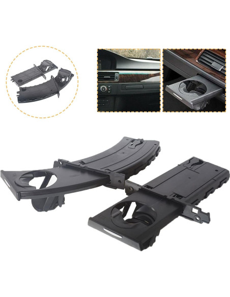 Soporte de Taza Labwork Negro para BMW E90 E91 E92 E93