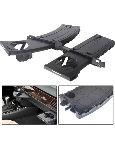 Soporte de Taza Labwork Negro para BMW E90 E91 E92 E93