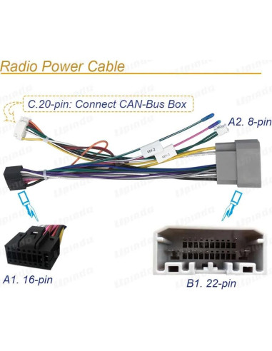 Arnés de Cableado de Alimentación 16 Pines Jeep/Dodge - Bestycar