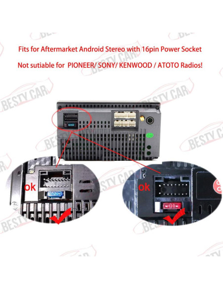 Arnés de Cableado de Alimentación 16 Pines Jeep/Dodge - Bestycar