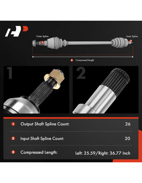 Conjunto Eje CV A-Premium Toyota Corolla 2020-2021