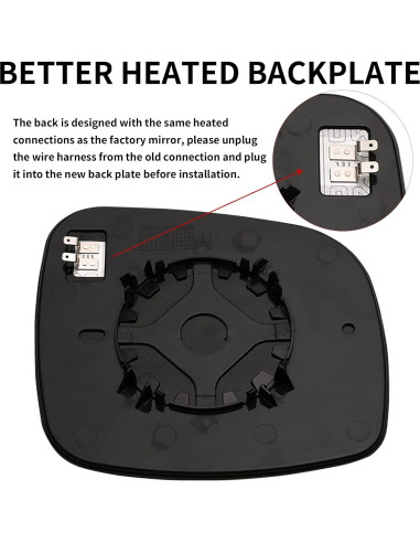 Espejo Lateral Izquierdo LOIYLLEN con Calefacción para Chrysler