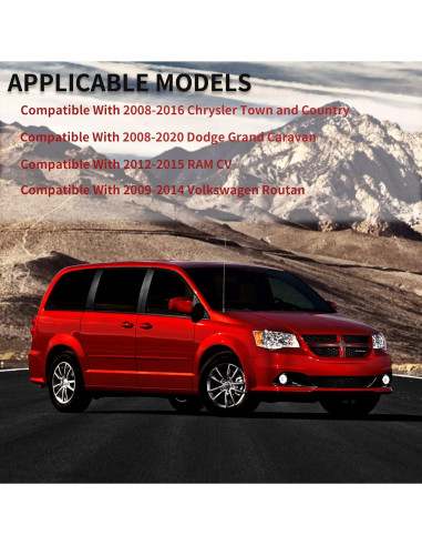 Espejo Lateral Izquierdo LOIYLLEN con Calefacción para Chrysler