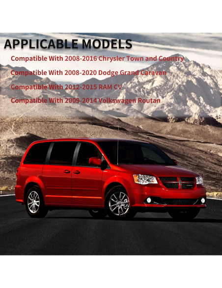 Espejo Lateral Izquierdo LOIYLLEN con Calefacción para Chrysler