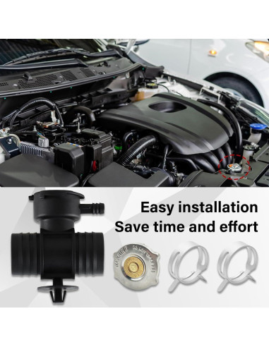 Cuello de Llenado de Refrigerante TESHITVLOG para Chrysler/Dodge/Jeep