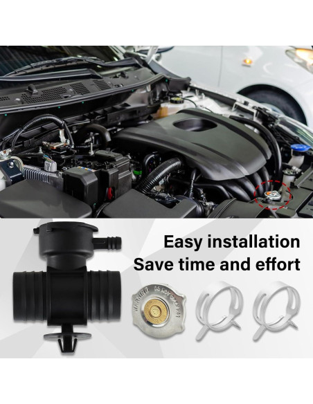 Cuello de Llenado de Refrigerante TESHITVLOG para Chrysler/Dodge/Jeep