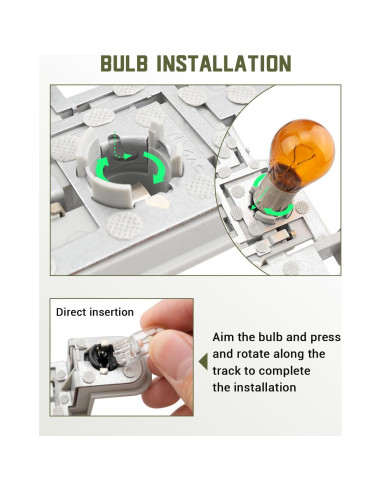 Bombillas de Luz de Freno Hulyxayfave para Mercedes Benz