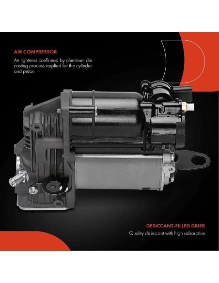 Compresor de Suspensión A-Premium 12V para Mercedes-Benz