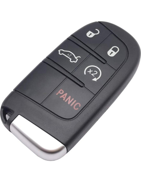 Funda de llave Dodge Jeep Chrysler modelo DO negra