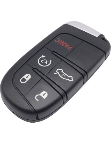 Funda de llave Dodge Jeep Chrysler modelo DO negra