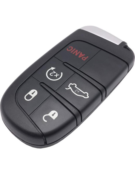 Funda de llave Dodge Jeep Chrysler modelo DO negra