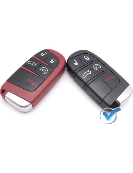 Funda de llave Dodge Jeep Chrysler modelo DO negra