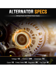 Alternador ILONPA para Toyota 4Runner Tacoma 2.7L 12V 2