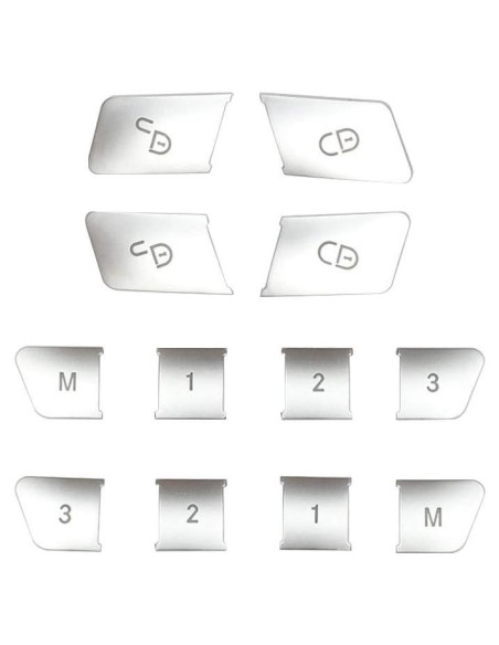 Cubierta Botón Bloqueo Mercedes Benz WODOFO GDR Cromado