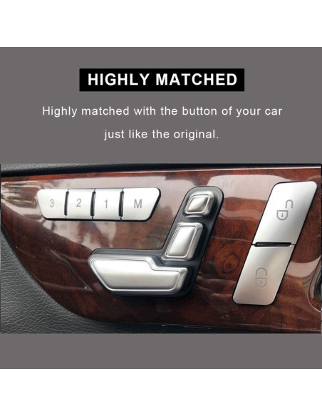 Cubierta Botón Bloqueo Mercedes Benz WODOFO GDR Cromado