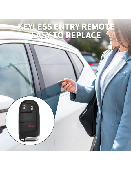 Control Remoto Sin Llave TUCKBOLD para Dodge 3 Botones