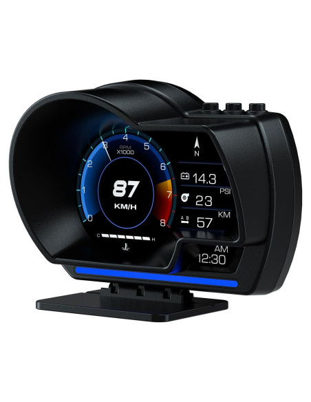 Velocímetro HUD Wiiyii P6 OBD+GPS, Pantalla 3.5cm
