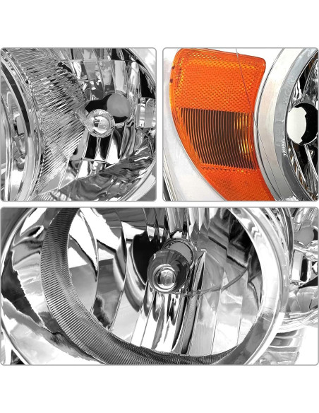 Faros para Dodge Ram 2006-2009 AD CARLIGHTS Lente clara