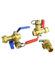 Kit Válvula de Servicio Hydro Master 3/4" Bronce Alivio