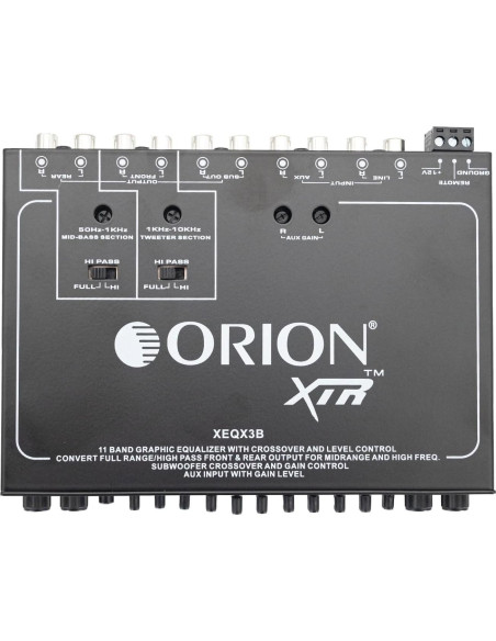 Ecualizador Paramétrico Orion XEQX3B 11 Bandas - Control Subwoofer