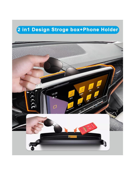 Soporte para Teléfono de Coche KEPHTH 8 Pulgadas Ajustable