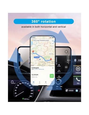 Soporte para Teléfono de Coche KEPHTH 8 Pulgadas Ajustable