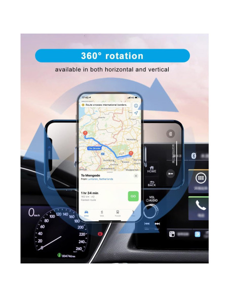 Soporte para Teléfono de Coche KEPHTH 8 Pulgadas Ajustable