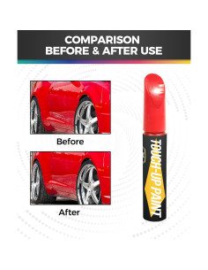 Bolígrafo de Pintura UBOG 50ml Rojo para Rayones de Coche 2