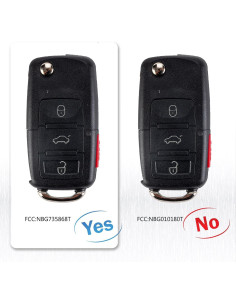 Llavero remoto Volkswagen 4 botones BestKeys 2002-2006 2