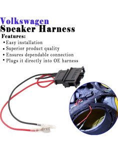 Adaptador de Arnés de Altavoz Danbojit para VW Jetta 2006-2010 2
