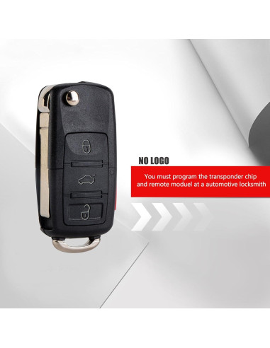 Llavero remoto Volkswagen 4 botones BestKeys 2002-2006
