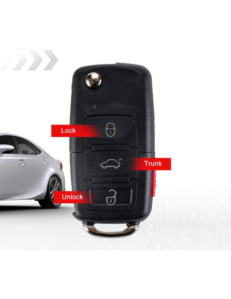 Llavero remoto Volkswagen 4 botones BestKeys 2002-2006